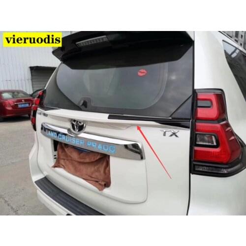Car Styling For Toyota Cruiser Prado FJ150 FJ 150 2010-2019 ABS Plastic White Black Color Rear Boot Trunk Wing Middle Spoiler