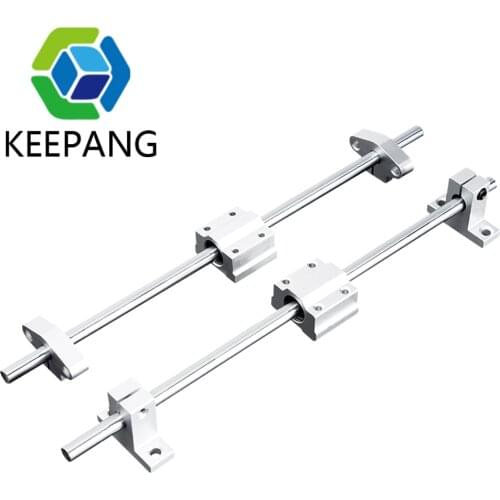 T8 Smooth Rod vertical kit Bracket Support Bearing Bracket Horizontal Trapezoidal for 8mm Smooth Rod