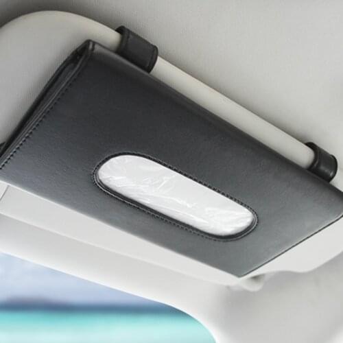 Universal Car Sun Visor Tissue Box Holder Car Tissue Box Towel Sets Auto Interior Storage Decoration for BMW Car Accessories