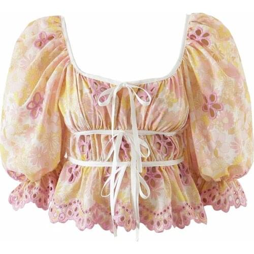YAMY Pink Blouses