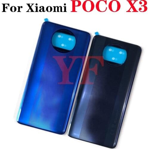 Back cover For Xiaomi POCO X3 Back Battery Rear Housing Door Cover For Xiaomi POCO X3 NFC Back Housing