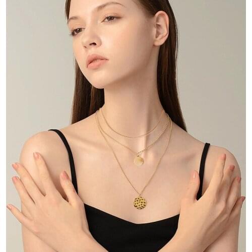 Bohemian New Long Chain Round Coin Necklace for women vintage Metal multilayer coin clavicle necklace 2020 Party jewelry gifts