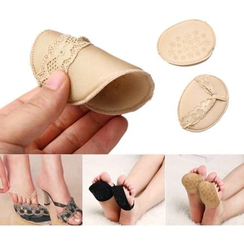 1/2/5Pairs Women Forefoot Insoles Invisible High Heeled Shoes/Slip Resistant Half Yard Pads Non Slip T-Shape Cushion Shoe Pads