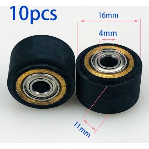 10pcs Universal Pinch Roller Push Wheel Roll for Cricut Roland Deepcut CB09 CB15 Liyu Summa Plotter Vinyl Cutter Drawing Machine
