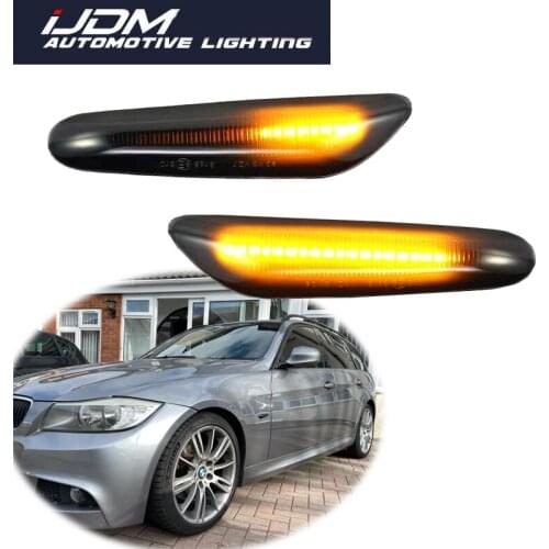 2 pieces Led Dynamic Side Marker Turn Signal Light Indicator Blinker Lamp Signal Lamp For BMW E90 E91 E92 E93 E60 E87 E82 E46