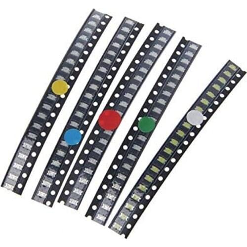 4000pcs 0603 smd led Red Yellow Green White Blue Orange light emitting diode Water Clear LED Light Diode Set full reel