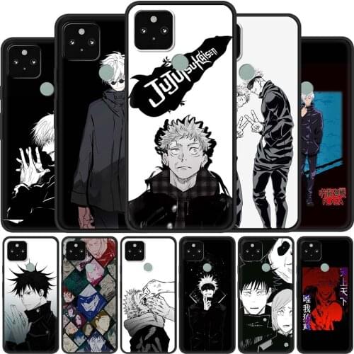 Anime Jujutsu Kaisen Silicon Phone Case for Google Pixel 4 XL 4A 4G Fundas for Pixel 5 Soft TPU Cover Back Coque Cell Capas Cell