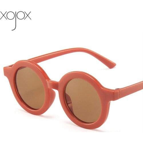 XojoX Children Sunglasses Boys Girls Round Vintage Sun Glasses Fashion Kids Eyewear Baby Decorative Eyeglasses UV400