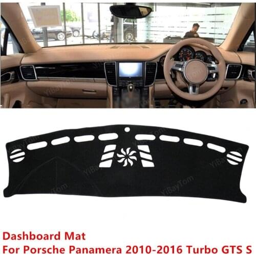 For Porsche Panamera 2010-2016 Turbo GTS S Anti-Slip Mat Sunshade Dashmat Protect Carpet Dashboard Cover Pad Accessories