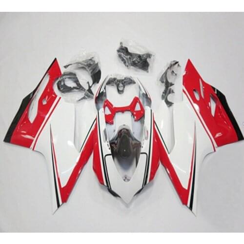 Hot UV Paint ABS Injection Mold Bodywork Fairing 14pcs Set For DUCATI 1199 2012 [CK1390]