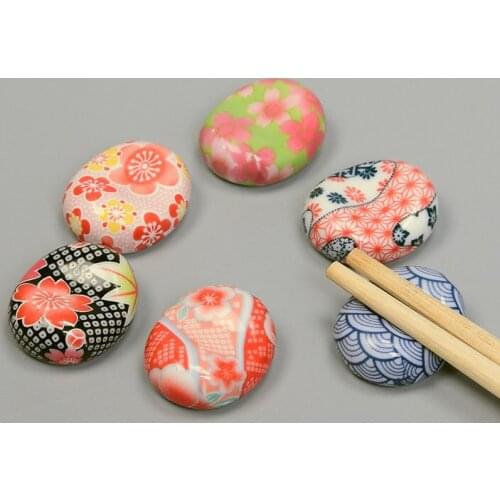 Broad Bean Chopstick Holder Underglaze Japanese Ceramic Chopstick Holder Japanese Style Home Furnishing Hotel Dining Ideas