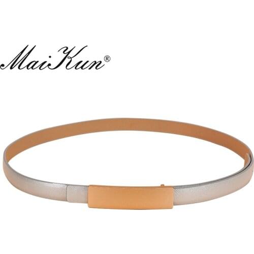 Stylish Women Belt Exquisite Fashion Style High Quality Alloy Buckle Genuine cow leather New Design All-Match Lady Waistband