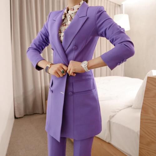 MingJieBiHuo Women's Classic Trouser Suits China