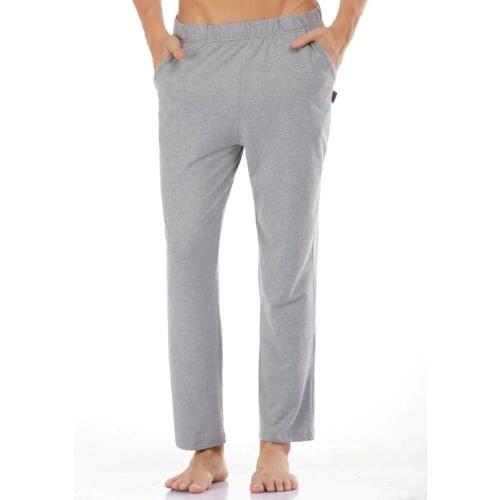 Mens Sleep Bottoms Pajamas Long Pants Sleepwear Comfortable Male Modal Home Wear Loose Home Trousers Pyjamas Plus Size