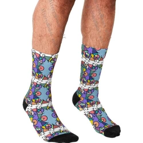 2021 Funny Socks Men harajuku Bicycle Printed Happy hip hop Men Socks Novelty Skateboard Crew Casual Crazy Socks