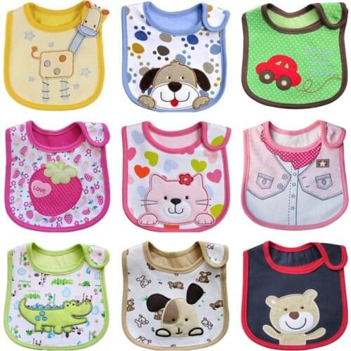 1PCS Newborn Baby Bibs Waterproof Bib Bandana Baberos Bibs For Kids Girls Boys Bib Baby Clothing