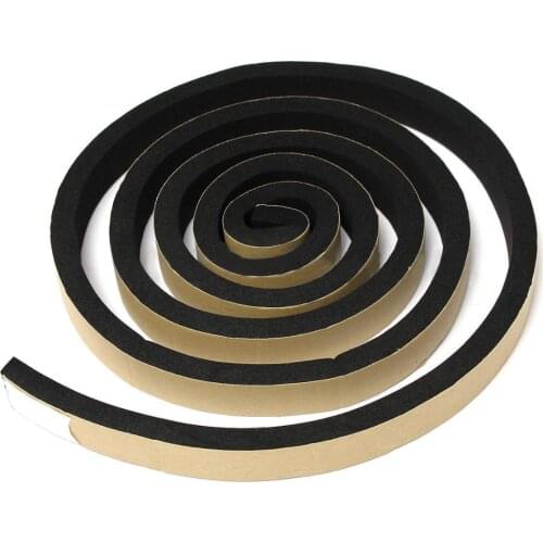2m Window Sealing Strip Single Sided Self Adhesive Foam Seal Tape Strip Collision Avoidance Door Window Seal Strip