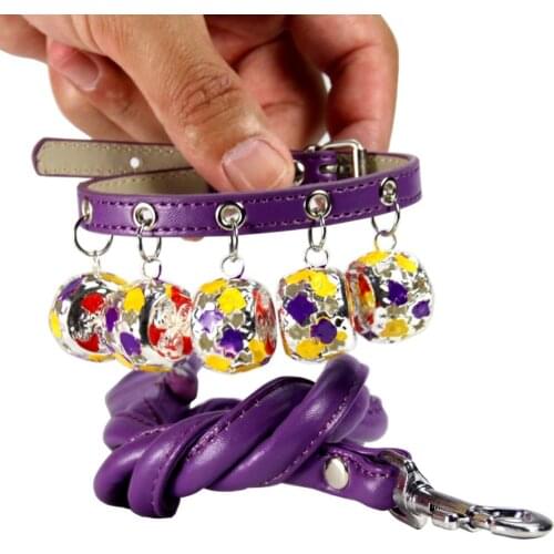 Small Dog Collar Cat Puppy Necklace Bell Adjustable Buckle Strap Pet Cat Collar Pet Dog Supplies Cat Dog Accessories Chihuahua