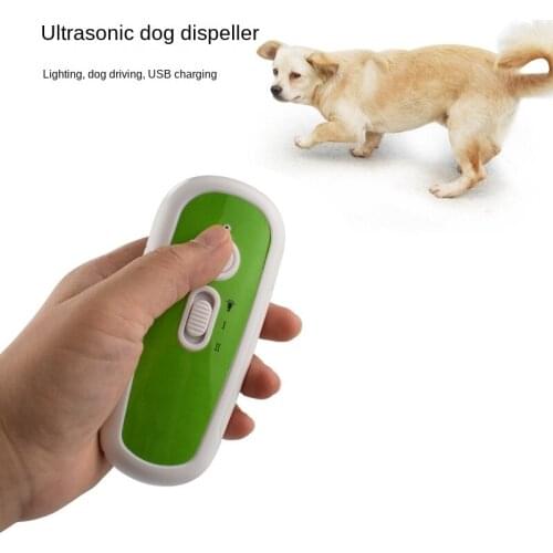 Dog repeller USB rechargeable electronic dog training equipment device Ultrasonic high-power dog scaring tool dog accessories