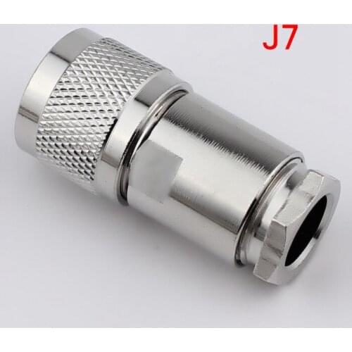 The N plug is connected with the L16 N-J7 fine needle N plug and plug mounted 50-7 400 feeder connector