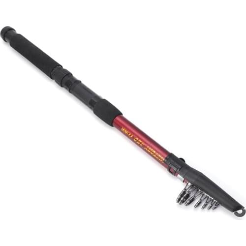 Fishing Rod Fiberglass Casting 1.5-4.5m Tackle Telescopic Spinning Portable W8EE