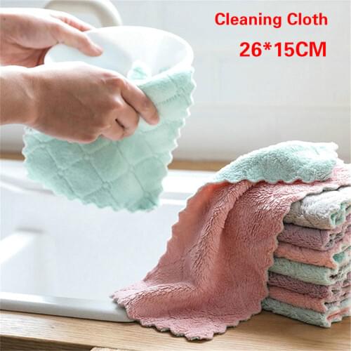 Cleaning Cloth Microfiber Wipe Table Towel Home Absorbent Microfiber Towels household Kitchen absorbant cloth dish washing cloth
