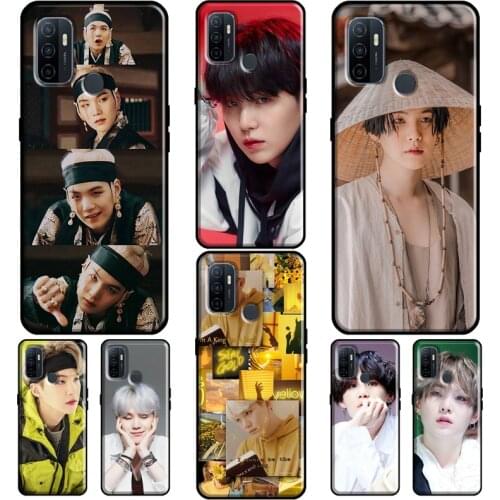 Suga Min Yoongi Kpop For OPPO A5 A9 A31 A53 2020 A1K A5S A15 A52 A72 A83 A91 F5 F7 Reno 2 Z 4 Pro Phone Case