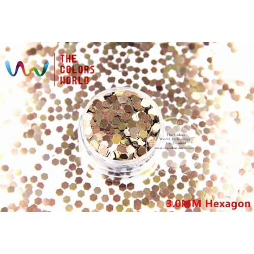 TCB462 Hexagon Shape pattern colors glitter spangles for nail Art and other DIY decoration