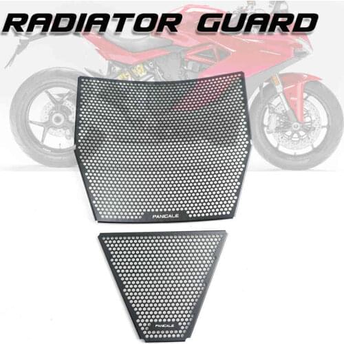 For Ducati Panigale V4 Panigale-V4 S/R 2018 2019 2020 Motorcycle Radiator Grille Cover Guard Aluminum Black Protection Protetor