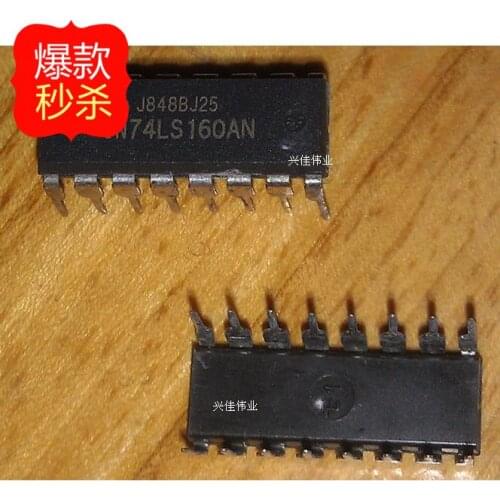 10PCS Logic - Trigger SN74LS160AN DIP package compatible HD74LS160AP