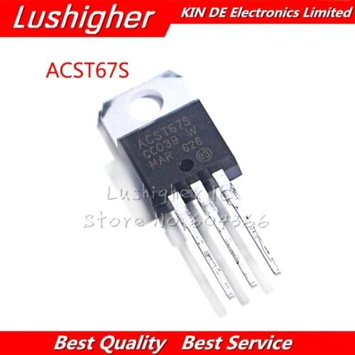 10pcs ACST67S ACST6-7S ACST6-7ST TRIAC TO-220