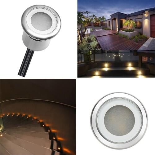 20pcs/Lots LED Garden Lamp Light Inserted into Bricks Wood Carpet Recessed Lighting IP67 Underground Lamp Outdoor Led Inground