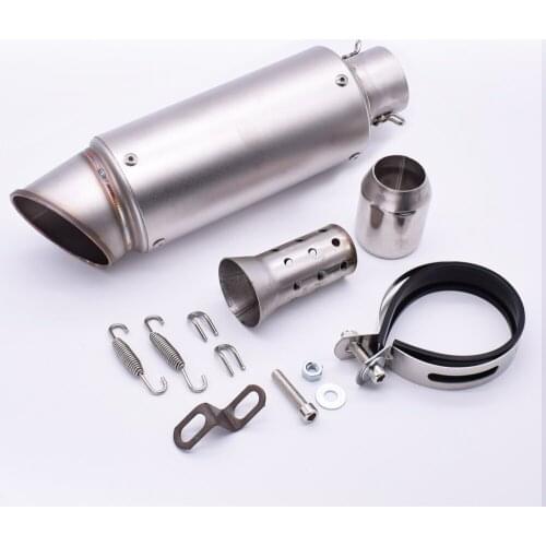 51mm 61mm Motorcycle pipe exhaust with DB killer Exhaust Pipe Muffler For Suzuki GSXR400 GSXS1000 VS800 VZ800 vz 800 DL1000