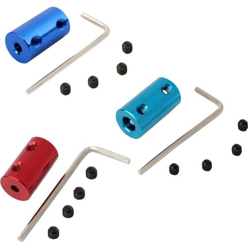6-6mm Aluminum Flexible Shaft Coupling Rigid Coupler Motor Connector