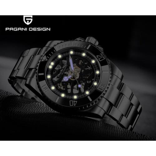 PAGANI Design Automatic Mechanical Mens Watch 2021 Top Brand Luxury Watch Mens Sapphire Glass Stainless Steel Waterproof Watch