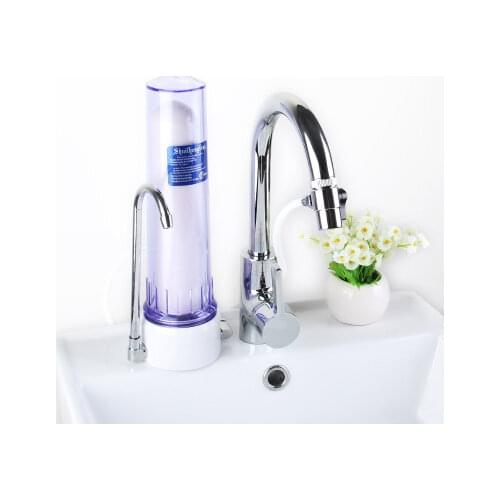 Countertop Water Filtration System – Easy To Use Portable Faucet Mounted Filter Transforms Tap Water Into Drinking Wat