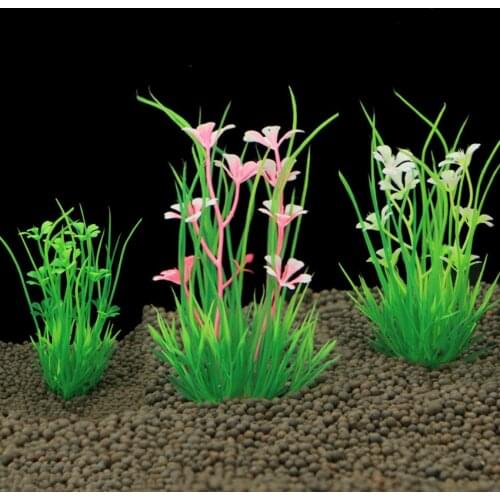 13cm Underwater Artificial Aquatic Plant Ornaments For Aquarium Fish Tank Accessories Green Water Grass Landscape Decoration