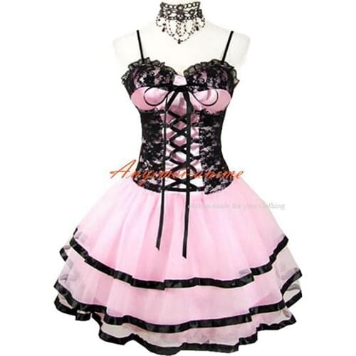 Gothic Lolita Punk Sweet Fashion Pink Ballet Dress Cosplay Costume Tailor-made[CK1292]