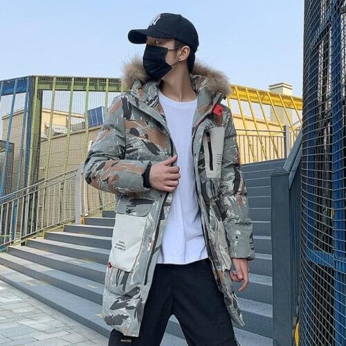 Leviortin Men's Parkas With Fur