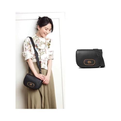 Fashion Style Cowskin Woven Luxury crossbody bags Women Girls messenger bags Handmade Designer Top Quality Bags 2019 Wide Strap