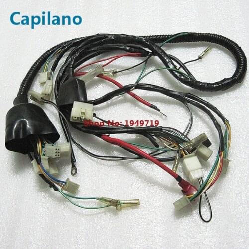 Motorcycle CD110 entire vehile cable wire line for 110cc CD 110 electric full assembly spare parts