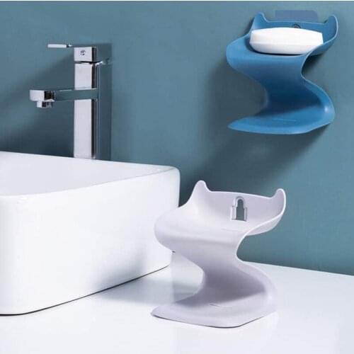 The soap holder is free of perforation and the removable soap holder. Waterproof soap dish is used in the kitchen and bathroom