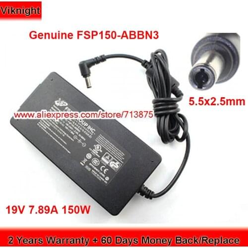 Genuine Thin FSP150-ABBN3 150W Charger 19V 7.89A AC Adapter for CYBERPOWER TRACER III 15 WITH MECHANICAL NFSV1511