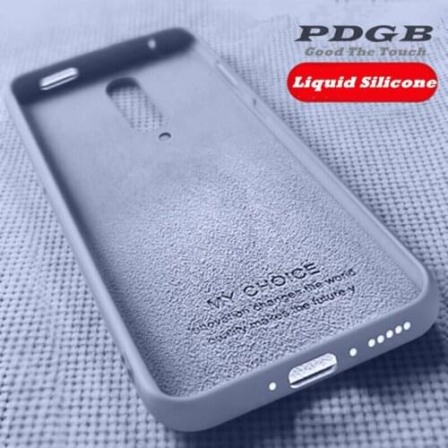 Original Liquid Silicone Case For OnePlus 8 Bumper Oneplus 8 Pro oneplus 7 7T Pro Fashion Rugged Soft Cover Protective Shell
