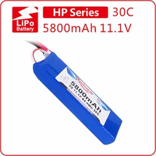 Redzone 30C 5800mAh 11.1V/14.8V/22.2V lipo battery for 1/5 1/8 cars and multi-rotor drones and helicopters and fixed--wing power