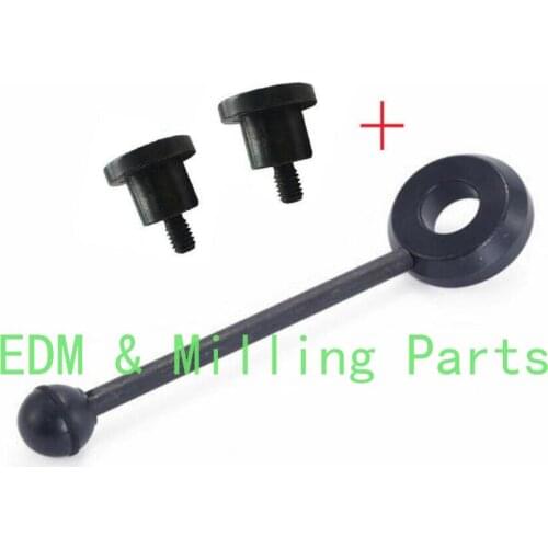 Milling Machine Head Handle +2pcs B172 Screw Quill Feed CNC Vertical Mill Tool For Bridgeport Mill Part