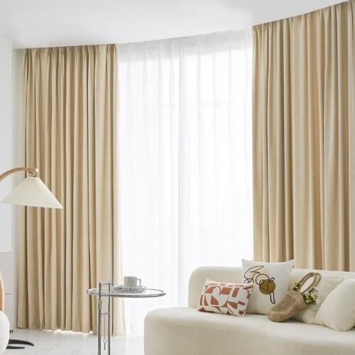 Blackout Curtains For Living Room Curtains Window Modern Solid color For Bedroom Treatment Curtains Custom Size