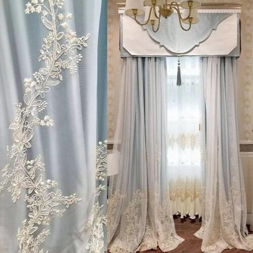 Light Luxury, Pure Color, Warm and Romantic Princess Style In North America and Europe Curtains for Living Dining Room Bedroom