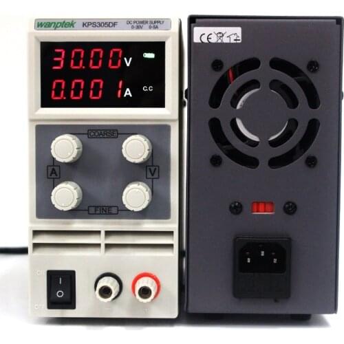 High Precision DC Power Supply 30V /5A KPS305DF Resolution 0.01V/0.001A Adjustable Dual Digital Variable Precision Lab Grade