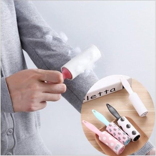 1PC Coat Sticky Lint Roller Clothes Dust Cleaning Brush Dog Pet Hair Remover Small Size